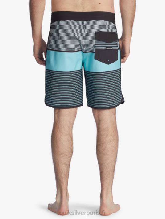 Hommes Quiksilver boardshort tijuana 19 en soie de surf D6PT1409 macadam