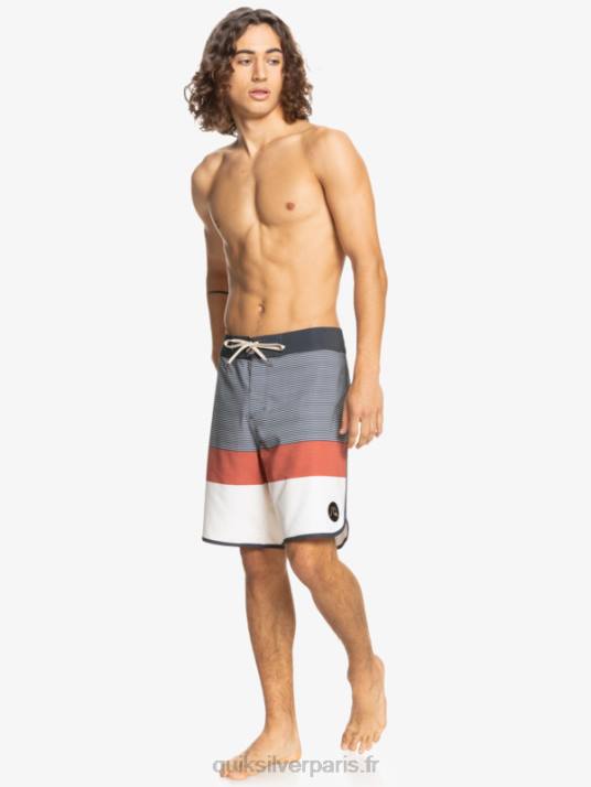 Hommes Quiksilver boardshort tijuana 19 en soie de surf D6PT1866 macadam