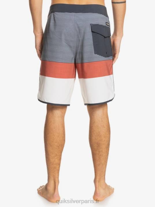 Hommes Quiksilver boardshort tijuana 19 en soie de surf D6PT1866 macadam