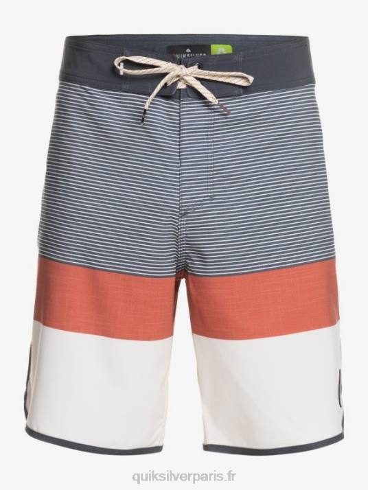 Hommes Quiksilver boardshort tijuana 19 en soie de surf D6PT1866 macadam
