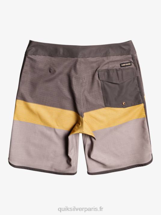Hommes Quiksilver boardshort tijuana 19 en soie de surf D6PT1867 café turc
