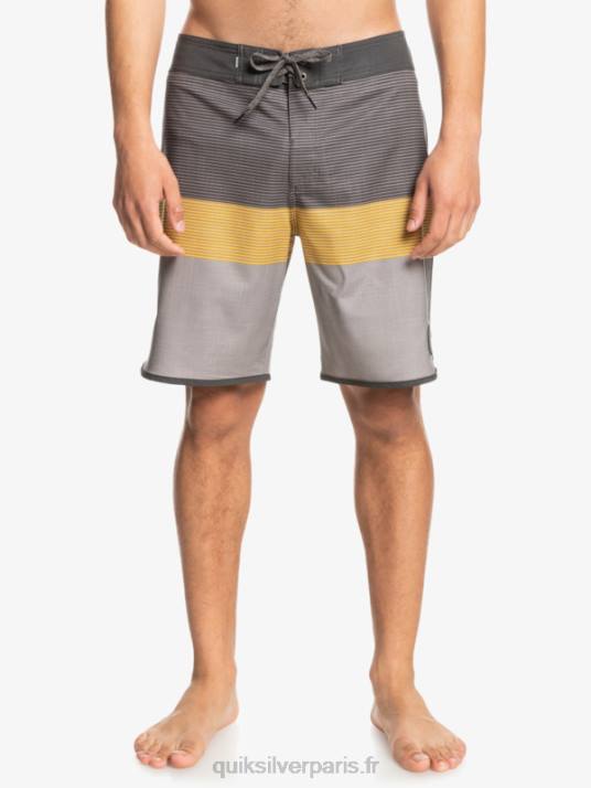 Hommes Quiksilver boardshort tijuana 19 en soie de surf D6PT1867 café turc