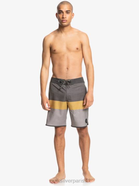 Hommes Quiksilver boardshort tijuana 19 en soie de surf D6PT1867 café turc