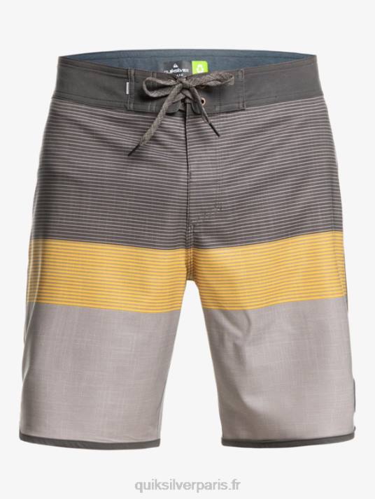 Hommes Quiksilver boardshort tijuana 19 en soie de surf D6PT1867 café turc