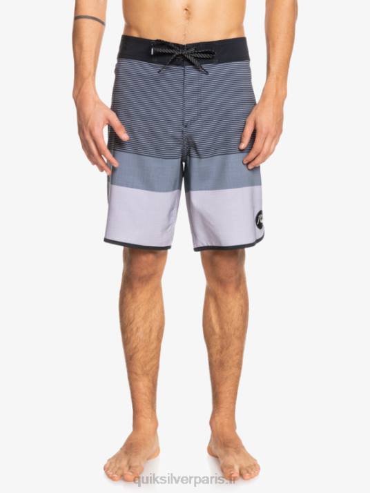 Hommes Quiksilver boardshort tijuana 19 en soie de surf D6PT1870 noir