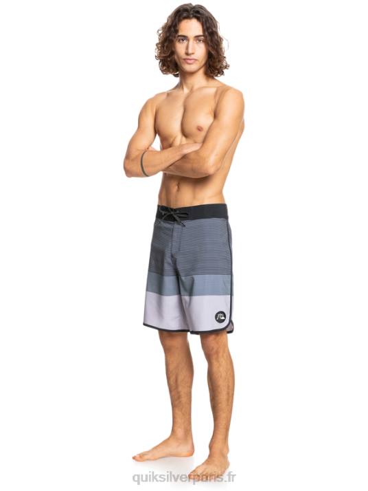 Hommes Quiksilver boardshort tijuana 19 en soie de surf D6PT1870 noir