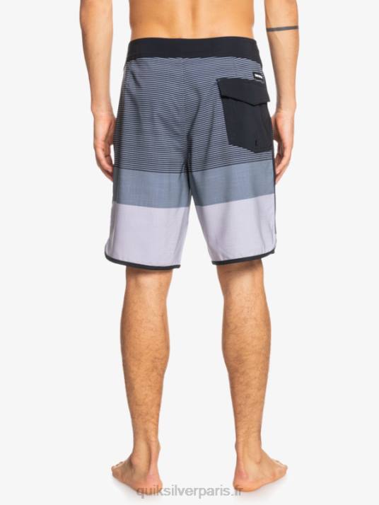 Hommes Quiksilver boardshort tijuana 19 en soie de surf D6PT1870 noir