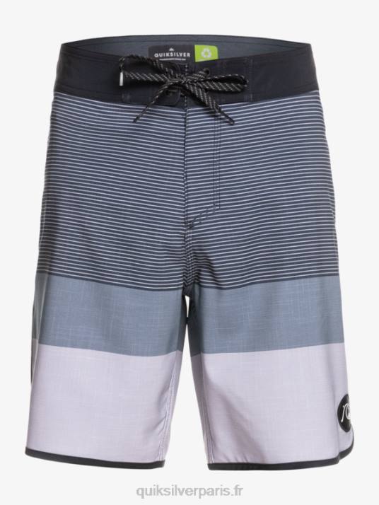 Hommes Quiksilver boardshort tijuana 19 en soie de surf D6PT1870 noir