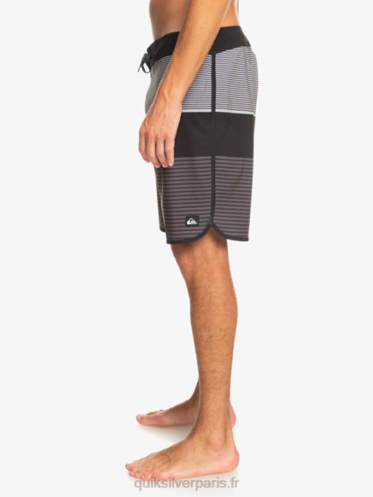 Hommes Quiksilver boardshort tijuana 19 en soie de surf D6PT206 noir