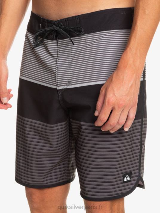 Hommes Quiksilver boardshort tijuana 19 en soie de surf D6PT206 noir