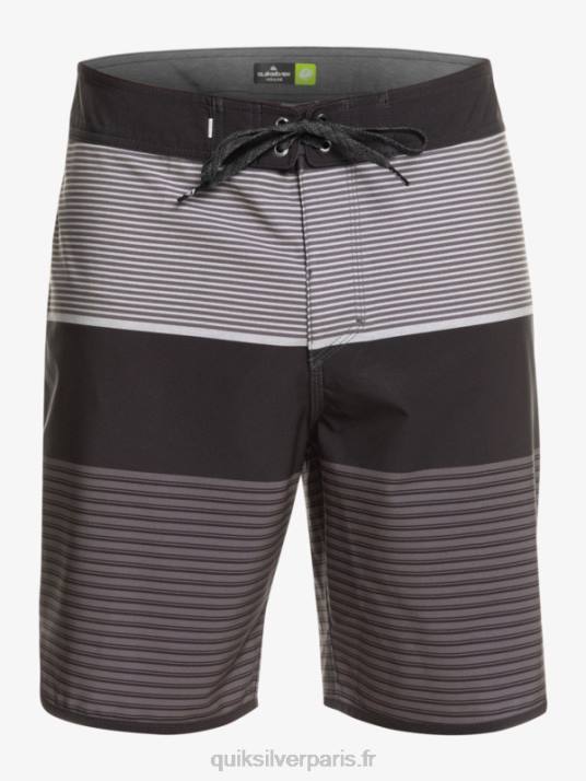 Hommes Quiksilver boardshort tijuana 19 en soie de surf D6PT206 noir