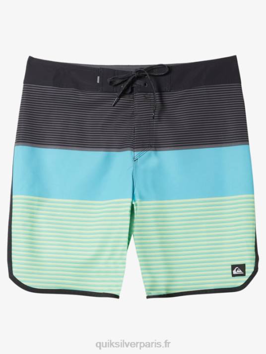 Hommes Quiksilver boardshort tijuana 19 en soie de surf D6PT208 noir