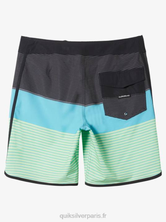 Hommes Quiksilver boardshort tijuana 19 en soie de surf D6PT208 noir
