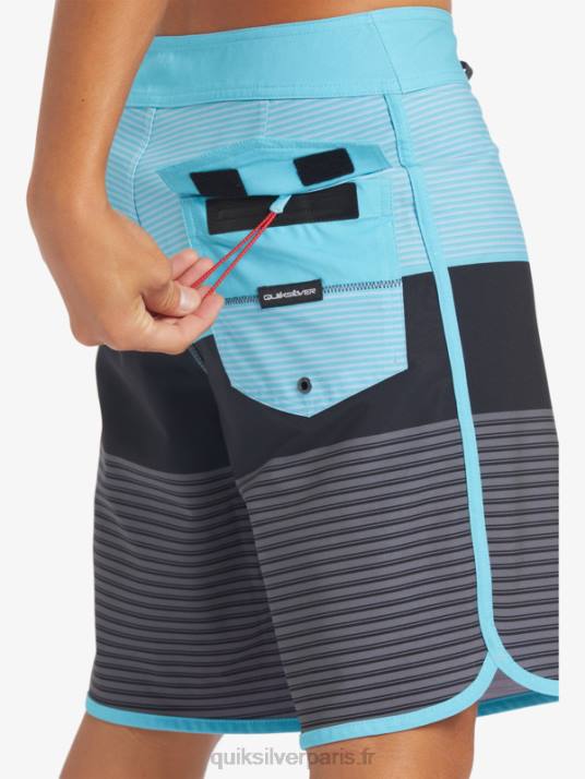 Hommes Quiksilver boardshort tijuana 19 en soie de surf D6PT209 bleu rivière