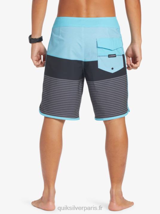 Hommes Quiksilver boardshort tijuana 19 en soie de surf D6PT209 bleu rivière