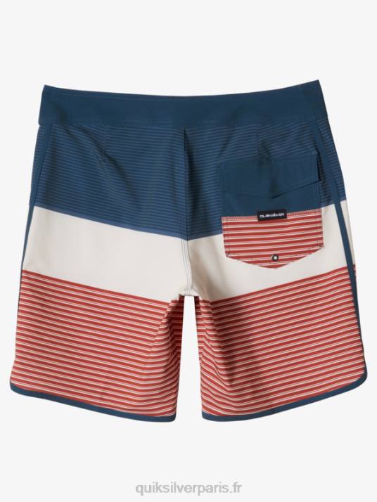 Hommes Quiksilver boardshort tijuana 19 en soie de surf D6PT210 La marine de minuit