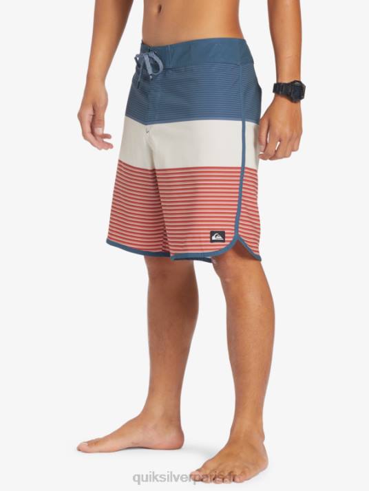 Hommes Quiksilver boardshort tijuana 19 en soie de surf D6PT210 La marine de minuit