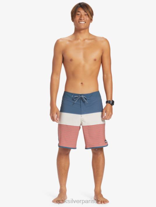Hommes Quiksilver boardshort tijuana 19 en soie de surf D6PT210 La marine de minuit