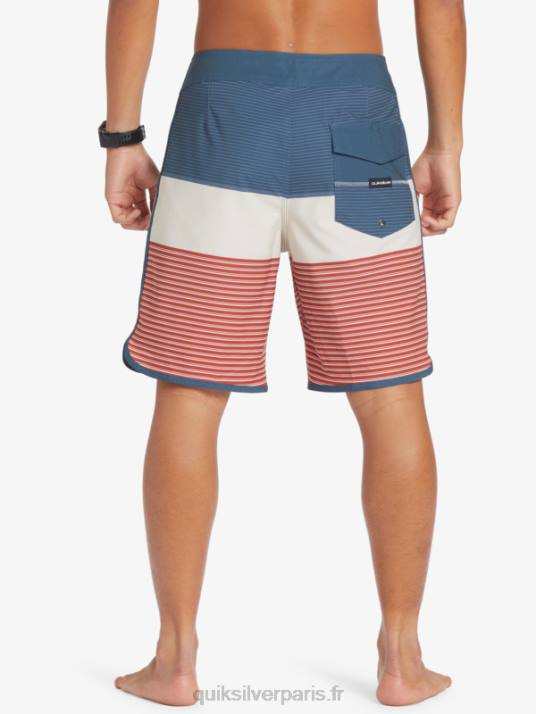 Hommes Quiksilver boardshort tijuana 19 en soie de surf D6PT210 La marine de minuit