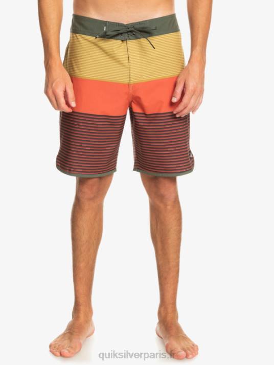 Hommes Quiksilver boardshort tijuana 19 en soie de surf D6PT213 thym