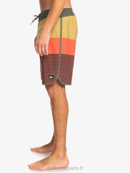 Hommes Quiksilver boardshort tijuana 19 en soie de surf D6PT213 thym