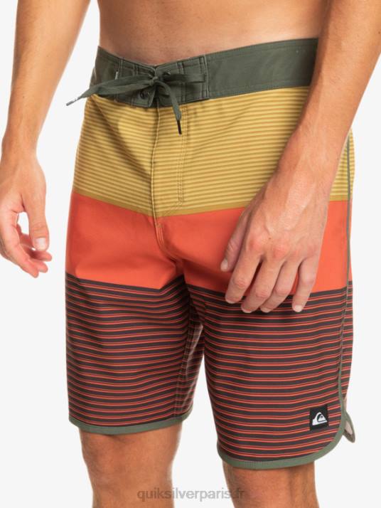 Hommes Quiksilver boardshort tijuana 19 en soie de surf D6PT213 thym