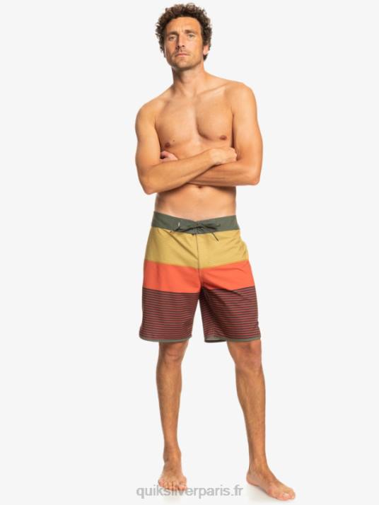 Hommes Quiksilver boardshort tijuana 19 en soie de surf D6PT213 thym