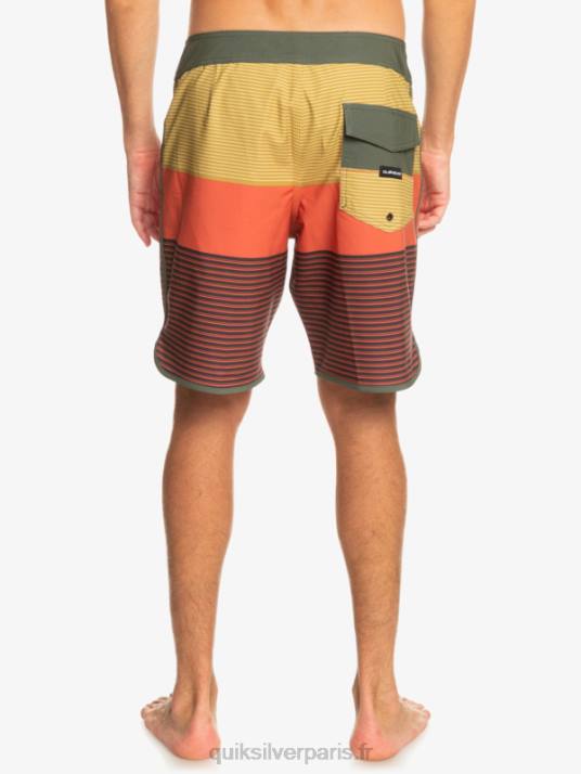 Hommes Quiksilver boardshort tijuana 19 en soie de surf D6PT213 thym