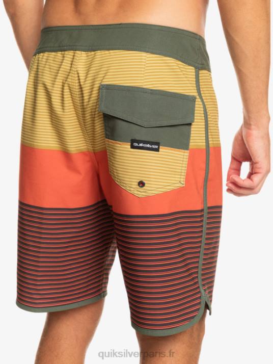 Hommes Quiksilver boardshort tijuana 19 en soie de surf D6PT213 thym
