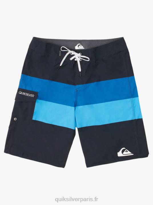 Hommes Quiksilver boardshort tous les jours 21 D6PT1541 bande amazone noire 21