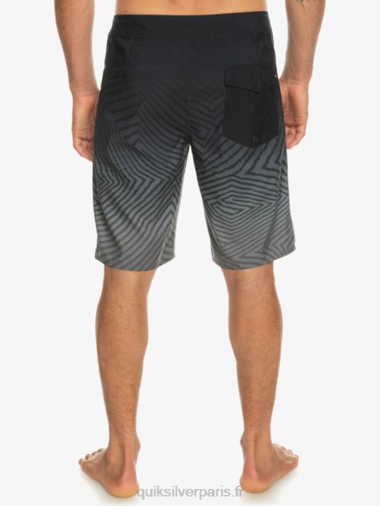 Hommes Quiksilver boardshort tous les jours warp fade 20 D6PT1281 noir