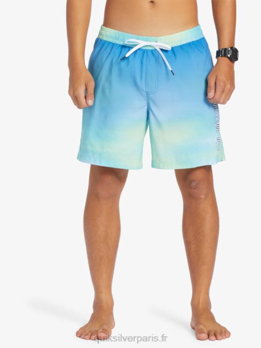 Hommes Quiksilver brise quotidienne 17 volées D6PT722 bleu rivière