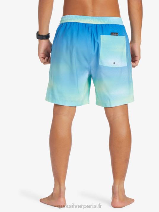 Hommes Quiksilver brise quotidienne 17 volées D6PT722 bleu rivière