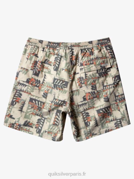 Hommes Quiksilver canoës waterman reef 17 volées D6PT546 pirogue à riz brun