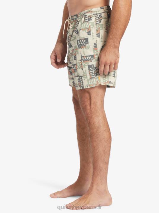 Hommes Quiksilver canoës waterman reef 17 volées D6PT546 pirogue à riz brun