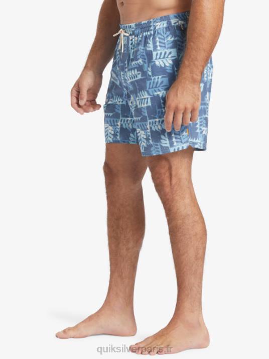 Hommes Quiksilver canoës waterman reef 17 volées D6PT547 canot bleu enseigne