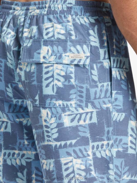 Hommes Quiksilver canoës waterman reef 17 volées D6PT547 canot bleu enseigne