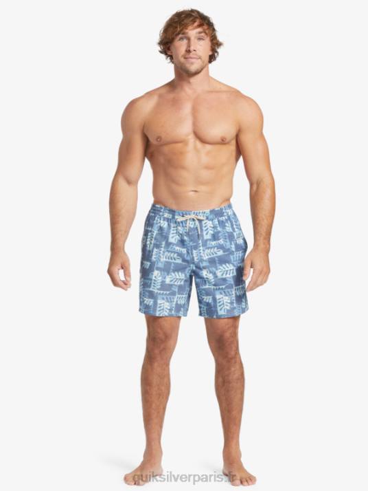 Hommes Quiksilver canoës waterman reef 17 volées D6PT547 canot bleu enseigne