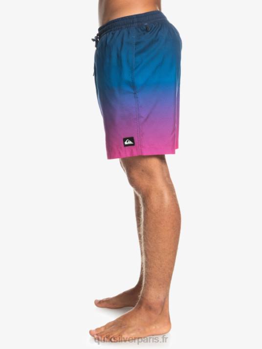 Hommes Quiksilver fondu pop quotidien 14 volées D6PT1243 fondu pop - blazer bleu marine