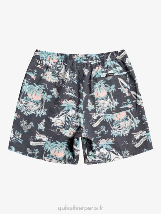 Hommes Quiksilver hotel paradiso 17 salves D6PT1765 hôtel paradiso - noir