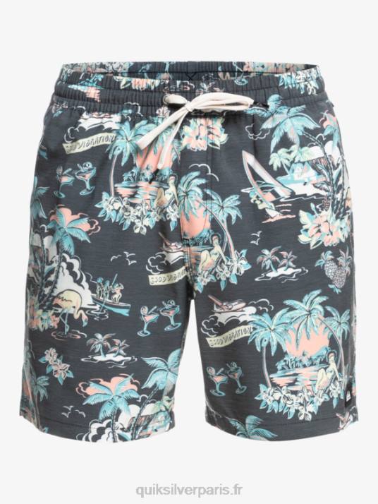 Hommes Quiksilver hotel paradiso 17 salves D6PT1765 hôtel paradiso - noir