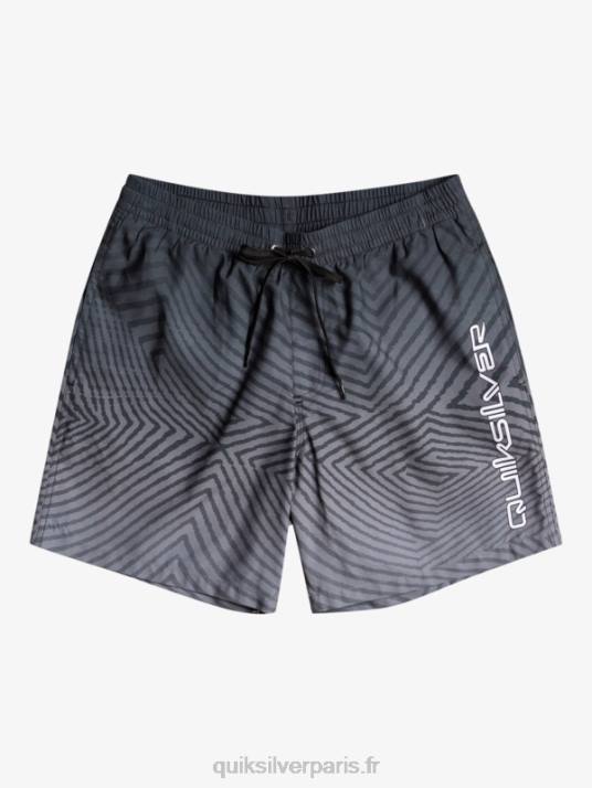 Hommes Quiksilver logo déformé tous les jours 17 volées D6PT1180 noir