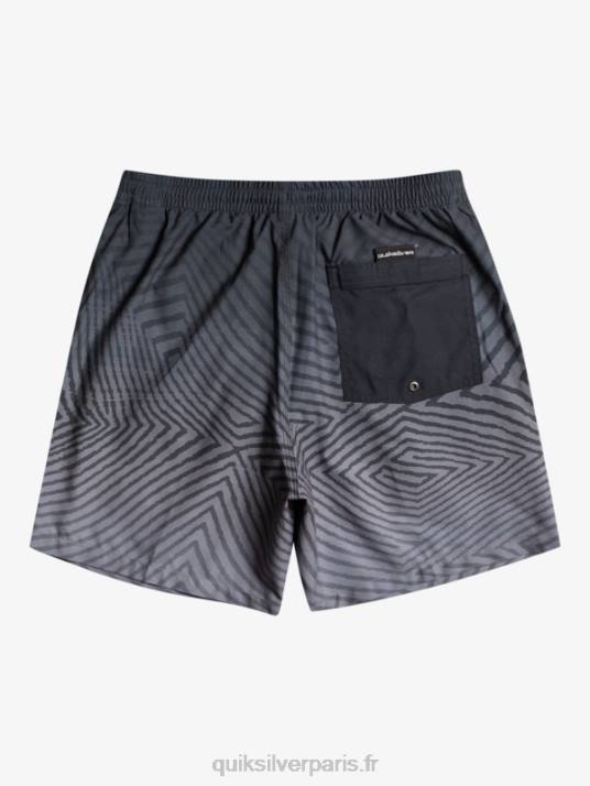Hommes Quiksilver logo déformé tous les jours 17 volées D6PT1180 noir