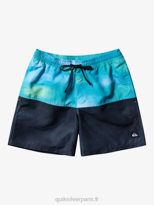 Hommes Quiksilver logo des fesses 17 volées D6PT482 bleu rivière