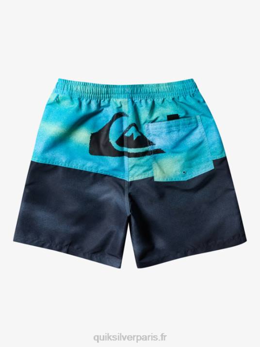 Hommes Quiksilver logo des fesses 17 volées D6PT482 bleu rivière