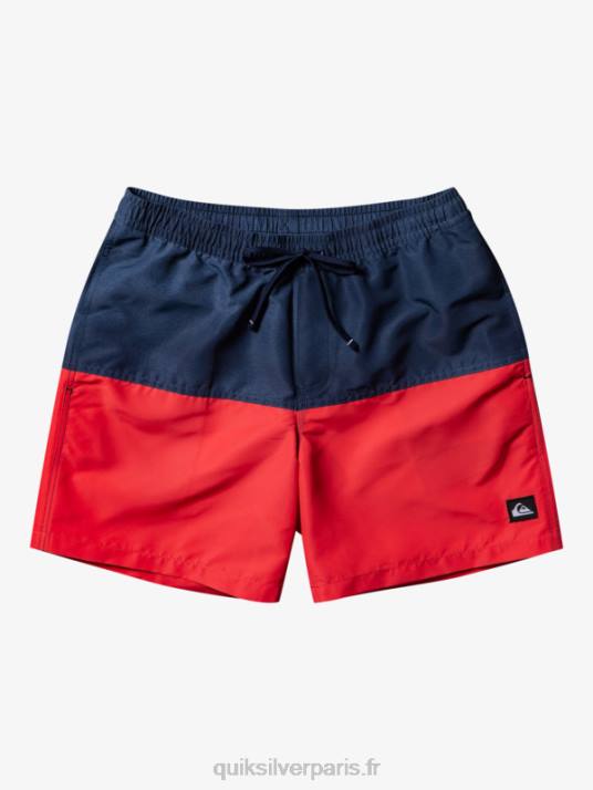 Hommes Quiksilver logo des fesses 17 volées D6PT483 blazer bleu marine