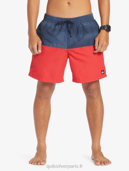 Hommes Quiksilver logo des fesses 17 volées D6PT483 blazer bleu marine