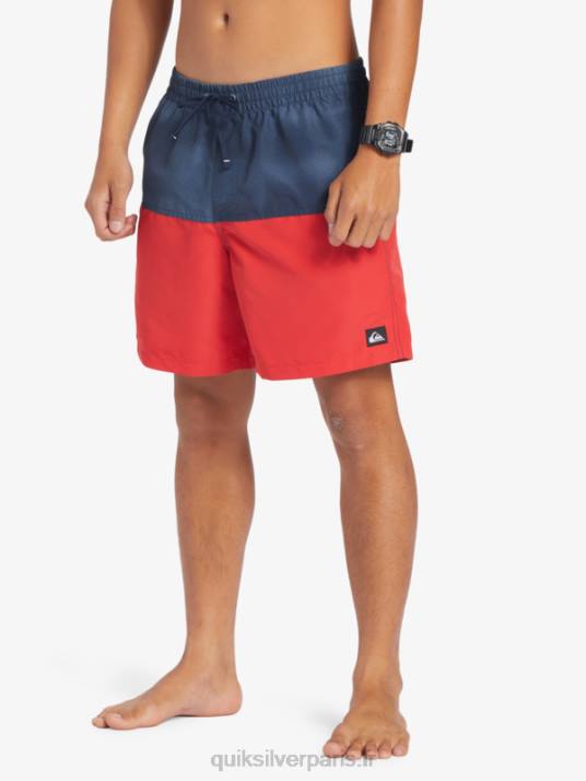 Hommes Quiksilver logo des fesses 17 volées D6PT483 blazer bleu marine