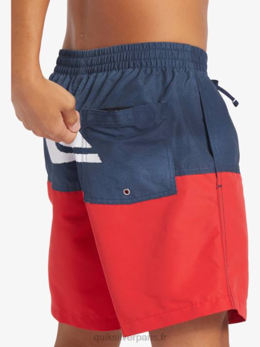 Hommes Quiksilver logo des fesses 17 volées D6PT483 blazer bleu marine