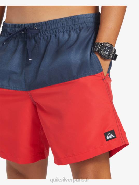 Hommes Quiksilver logo des fesses 17 volées D6PT483 blazer bleu marine